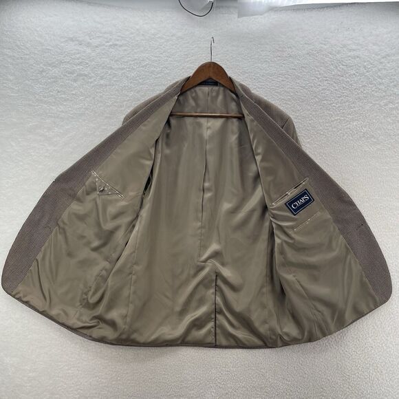 Chaps Ralph Lauren Blazer Men 46R Multicolor Polyester 2 Button Front Sport Coat - Picture 5 of 13